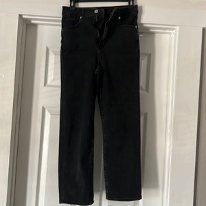 Express black jeans super high rise stretch